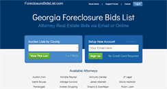 Desktop Screenshot of foreclosurebidslist.com